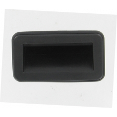 Recessed Black Handle